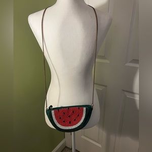 Beaded Watermelon Crossbody